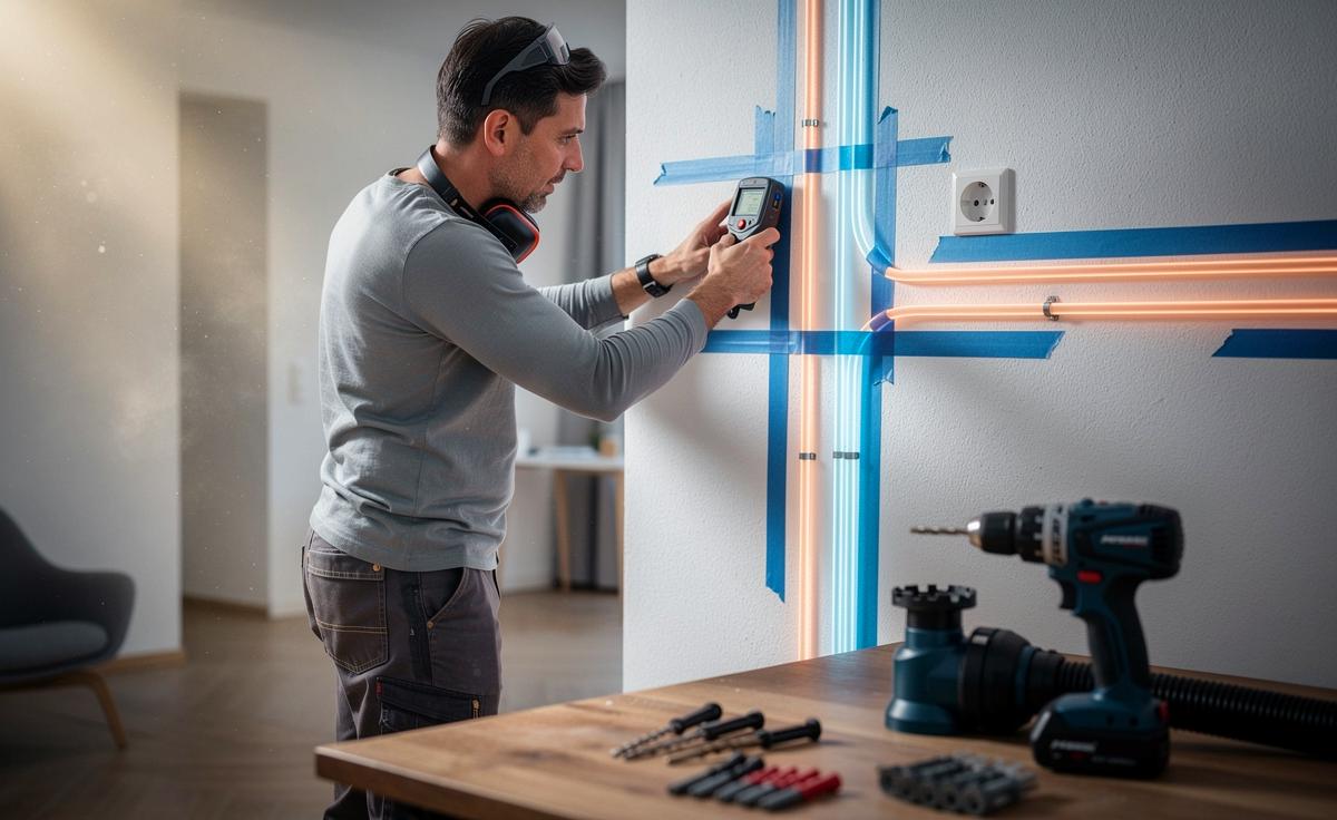 Achtung Heimwerker: Diese Regel neuerdings beim Bohren in Wänden beachten.