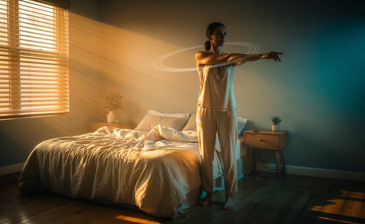 Diese einfache Bewegung nach dem Aufstehen aktiviert die Gelenke besser als morgendliche Gymnastik.