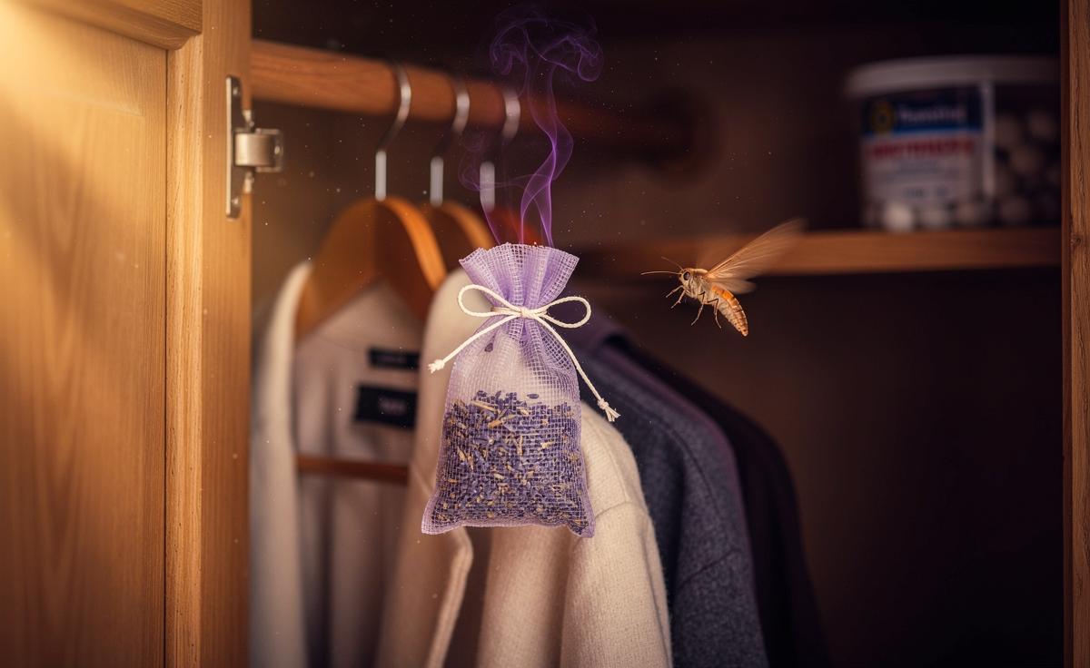 Warum Lavendel im Kleiderschrank Motten effizienter vertreibt als chemische Produkte.